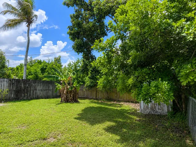 Fenced Backyard