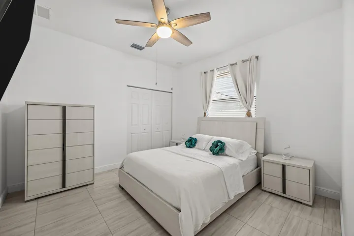 Bright and inviting, this well-proportioned bedroom offers comfortable accommodations for family and guests, while providing the flexibility to serve as a home office, nursery, or hobby space as your needs evolve.