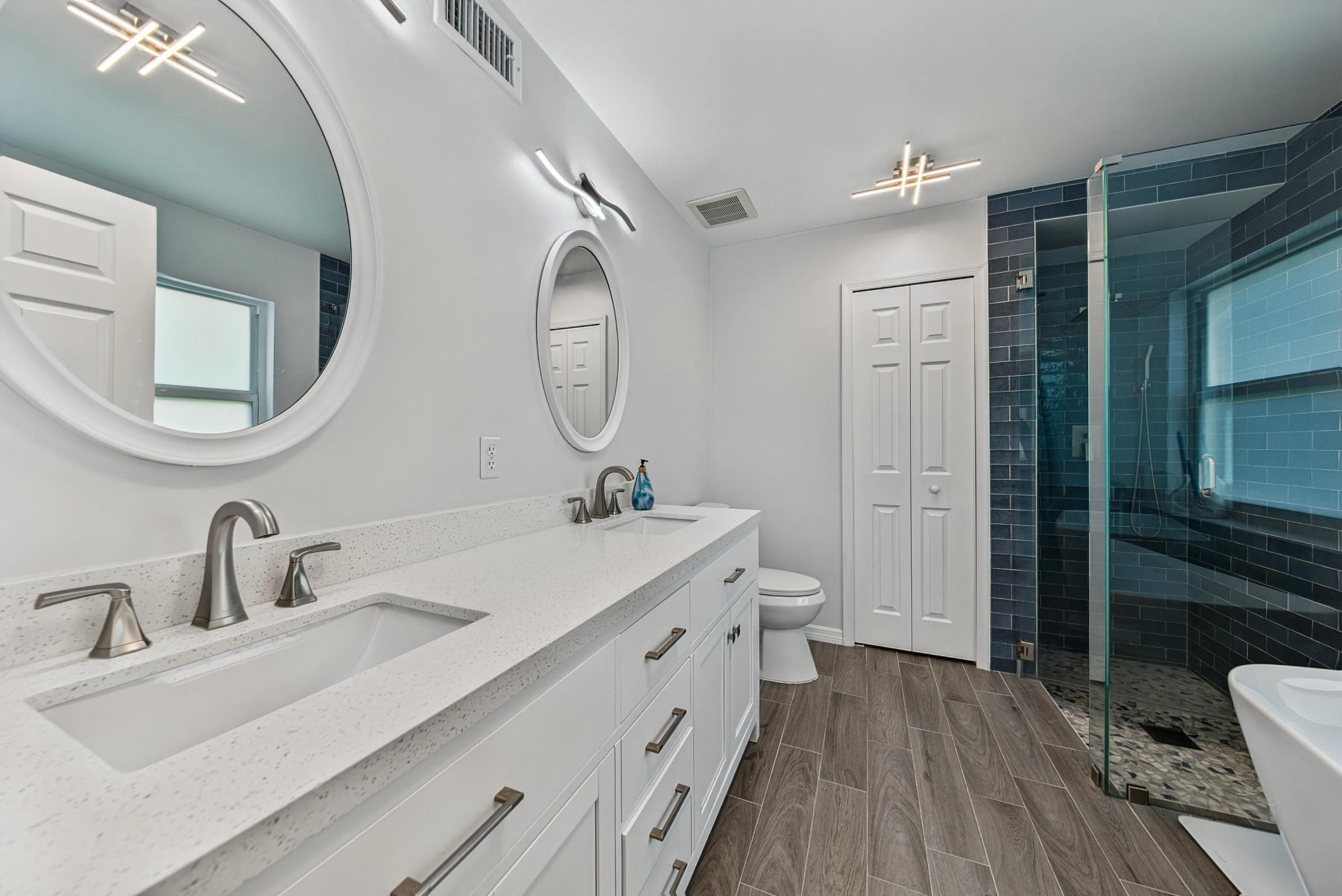 Primary bath completely renovated