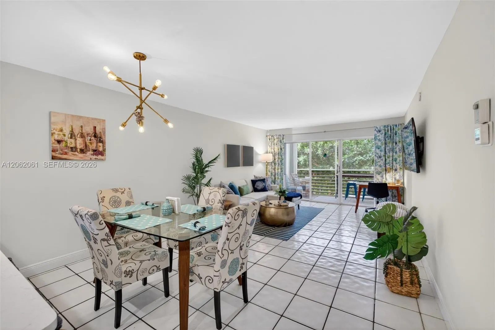 Dining area open to livingroom.