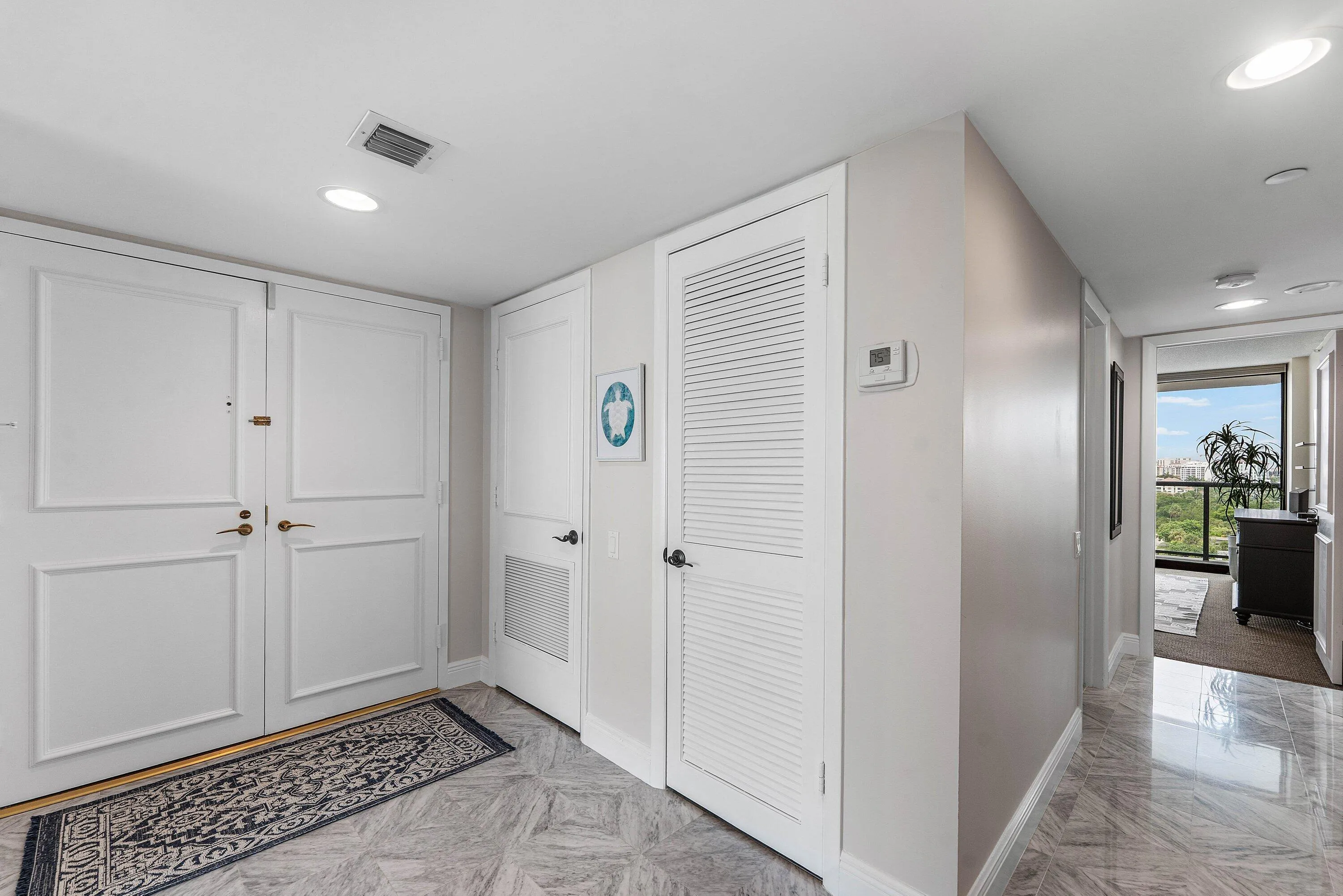 Double Door Entry to Condo