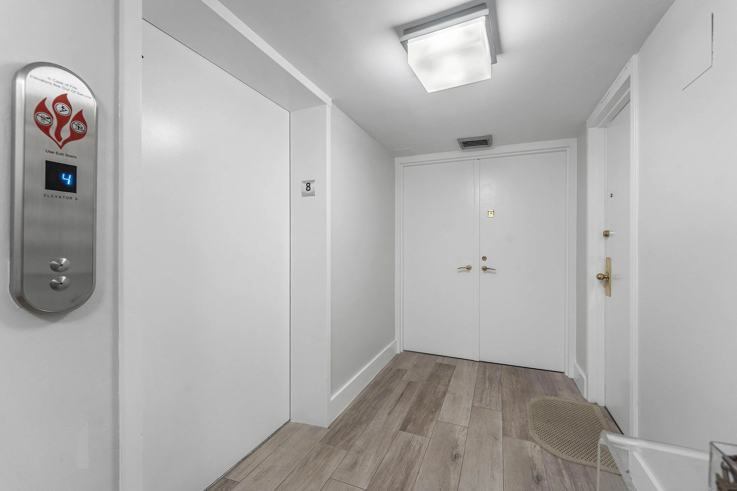 Semi Private Elevator Landing - Only 2 condos per floor