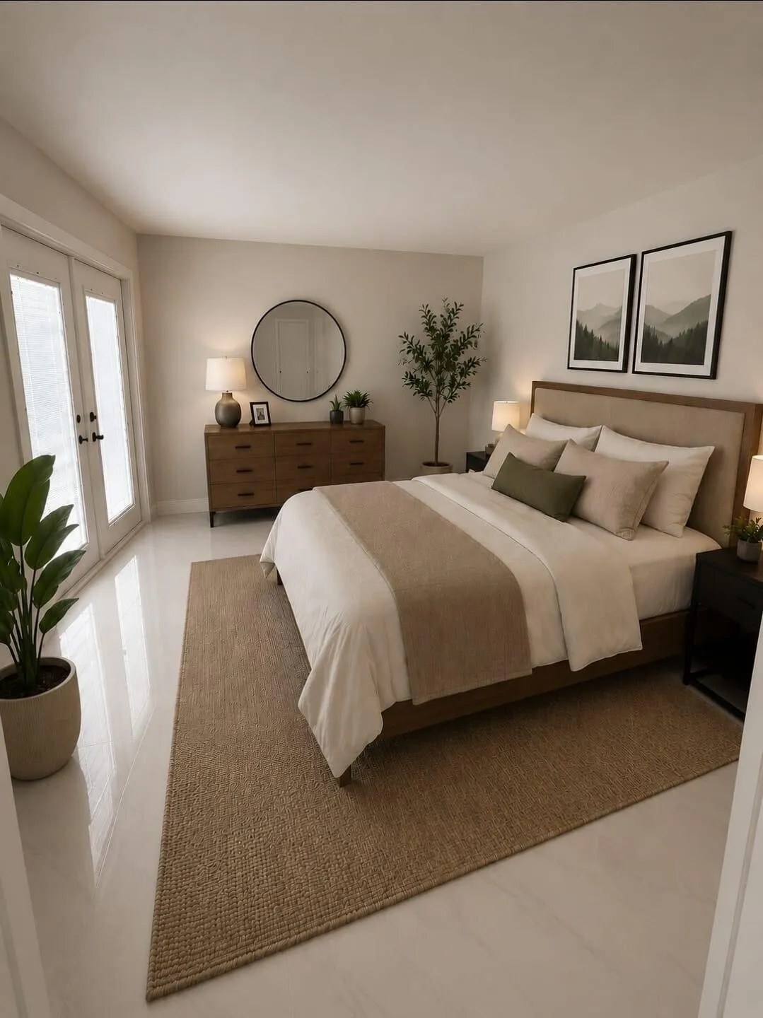 staged 4 bed