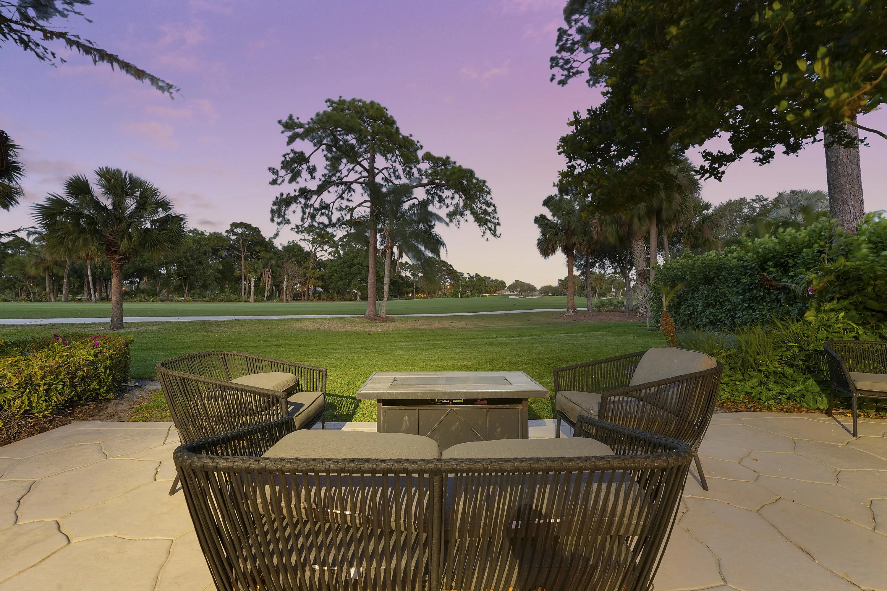 Backyard at Twilight