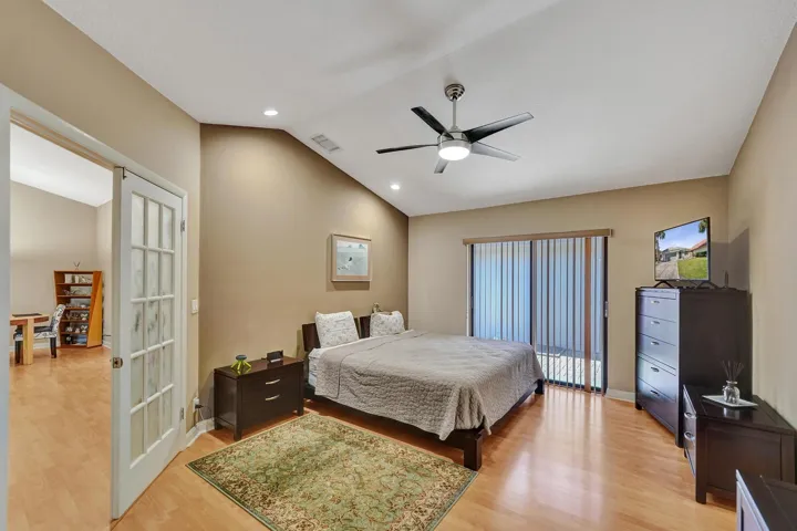 Spacious primary bedroom