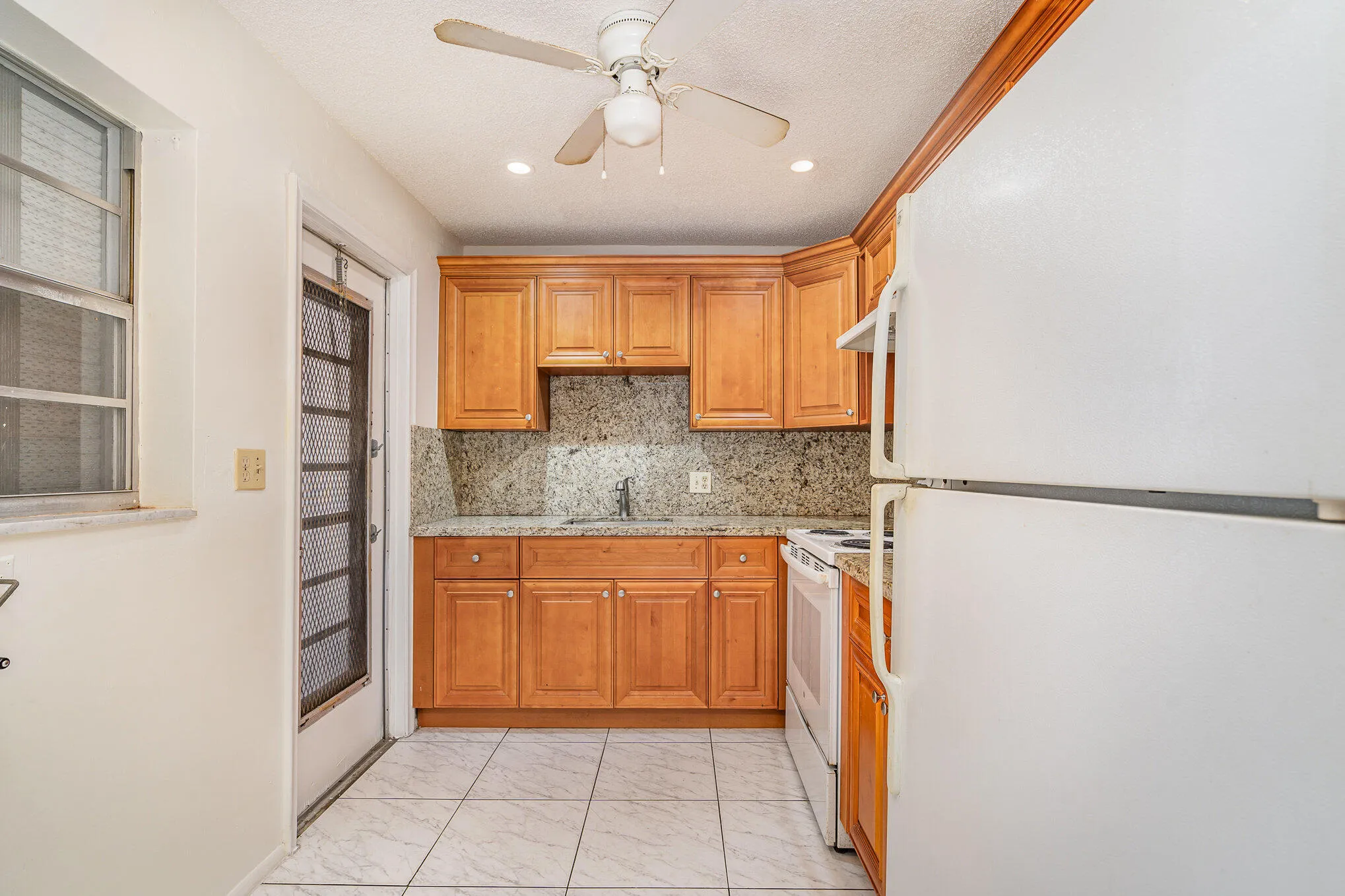 Kitchen with Exterior Door