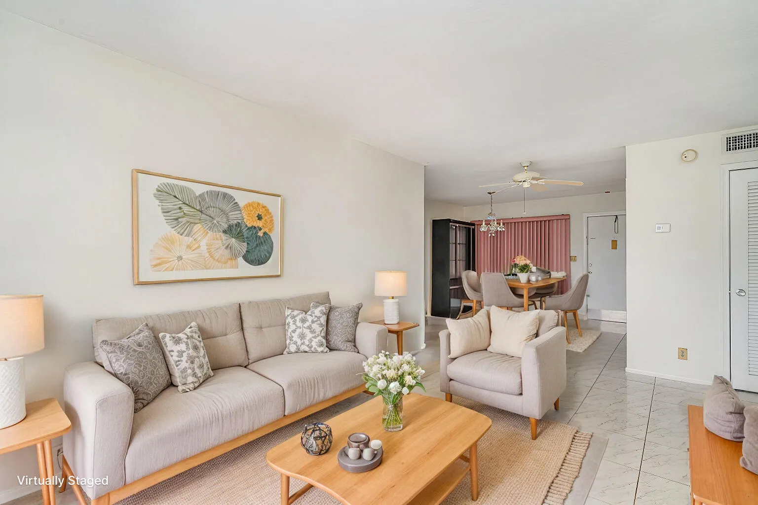 Living Room - Virtually Staged