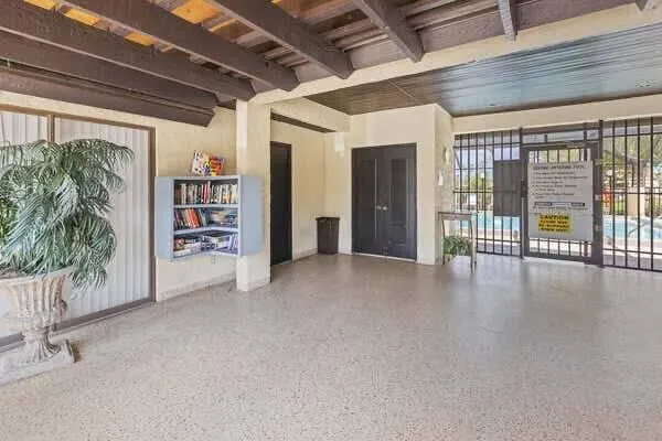 pool entry
