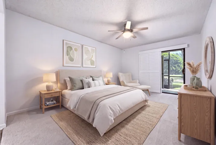 VIRTUAL STAGED PRIMARY BEDROOM