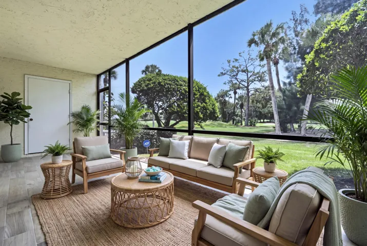 VIRTUAL STAGED LANAI WITH VIEW