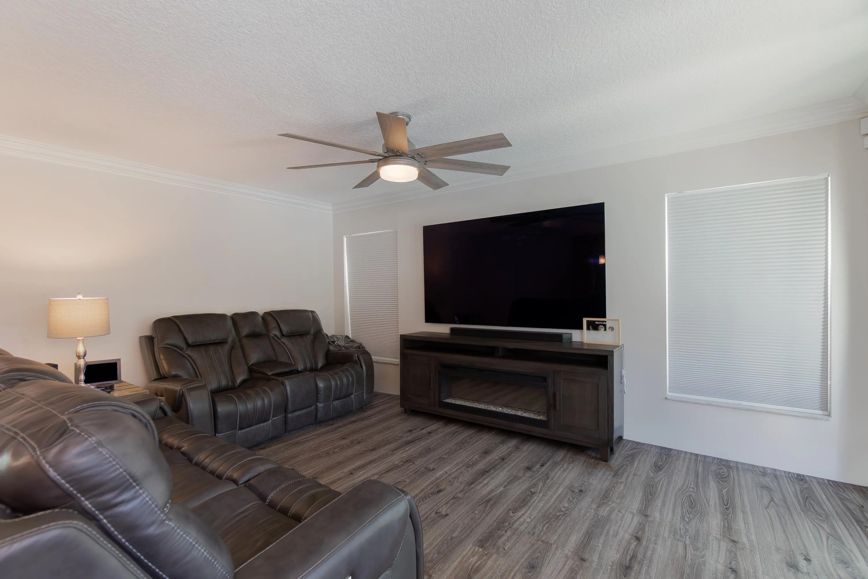 Den/Family Room with exit to swimming pool