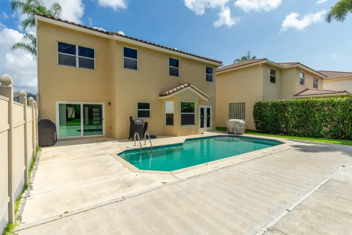 Rear of home
