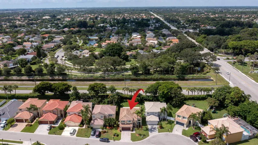 Aerial looking South