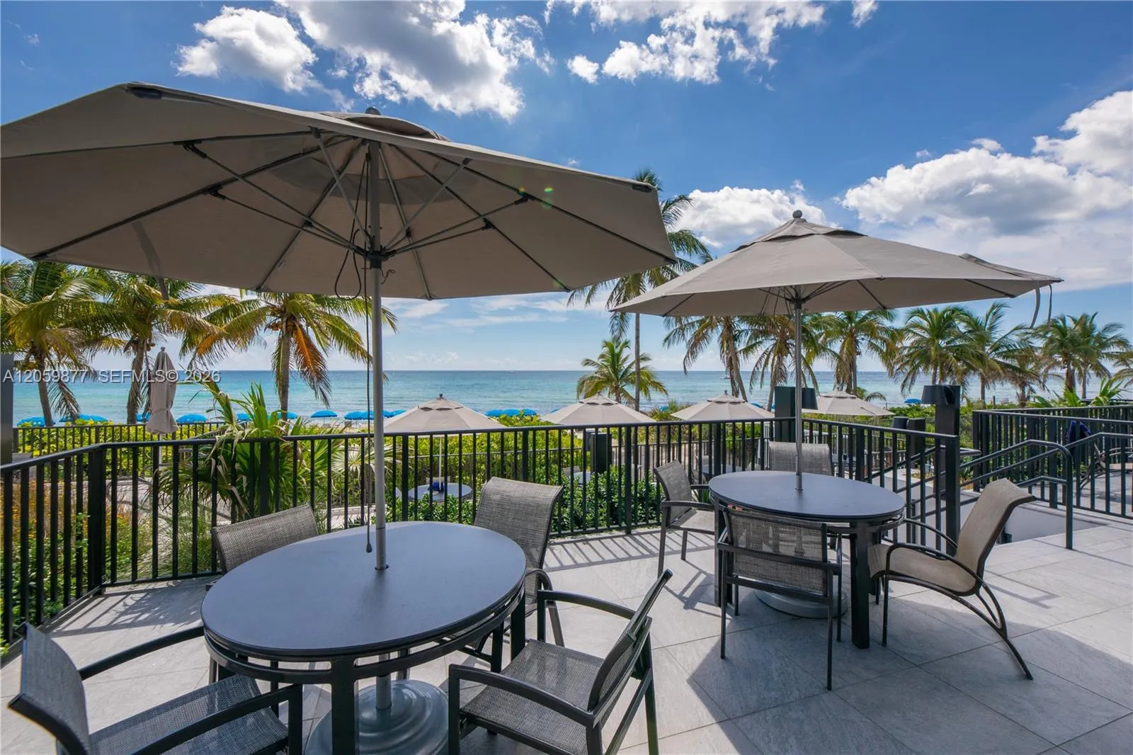 sit at the pool deck and just enjoy the beach