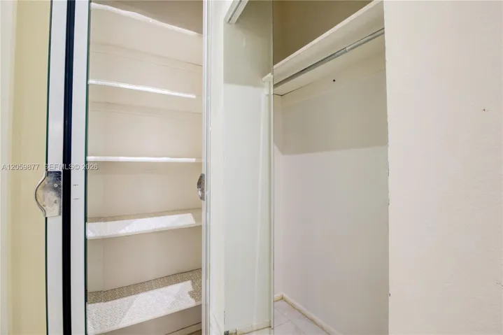 6 closets in the unit
