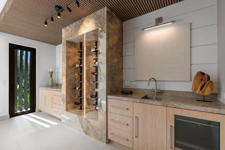 Wine Rack & Wet Bar