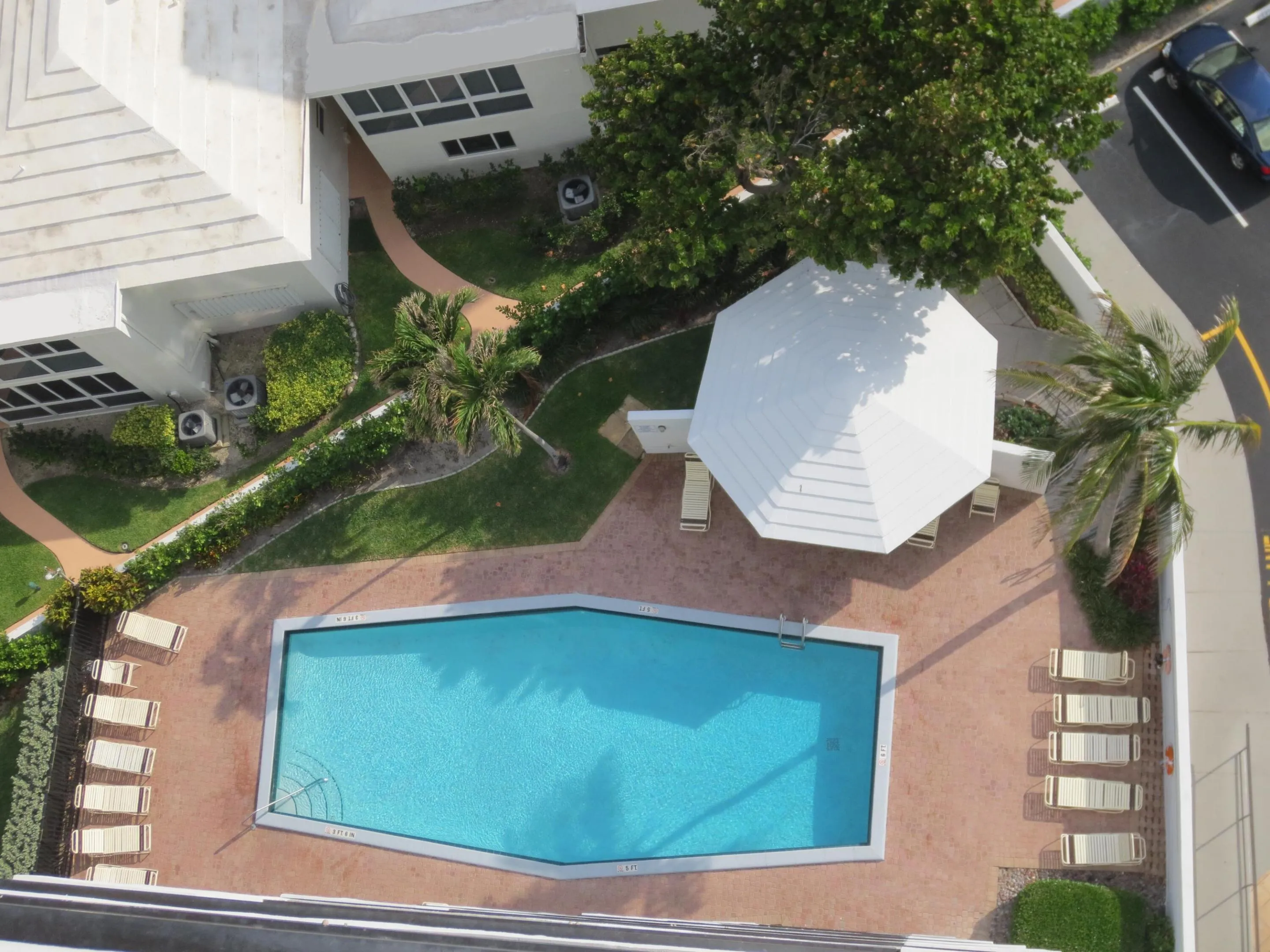 Aerial View of Pool