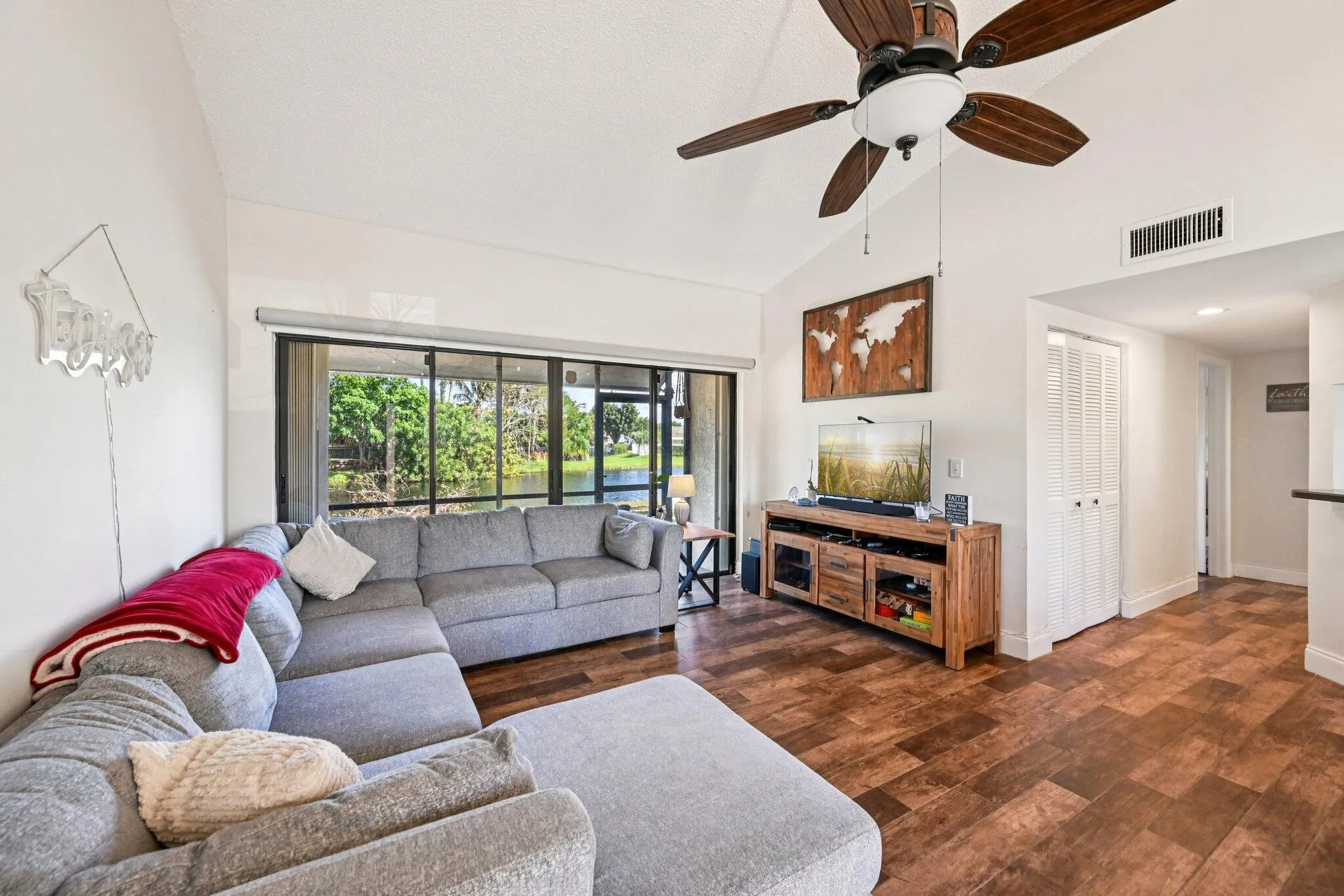 Living Room and Patio Access