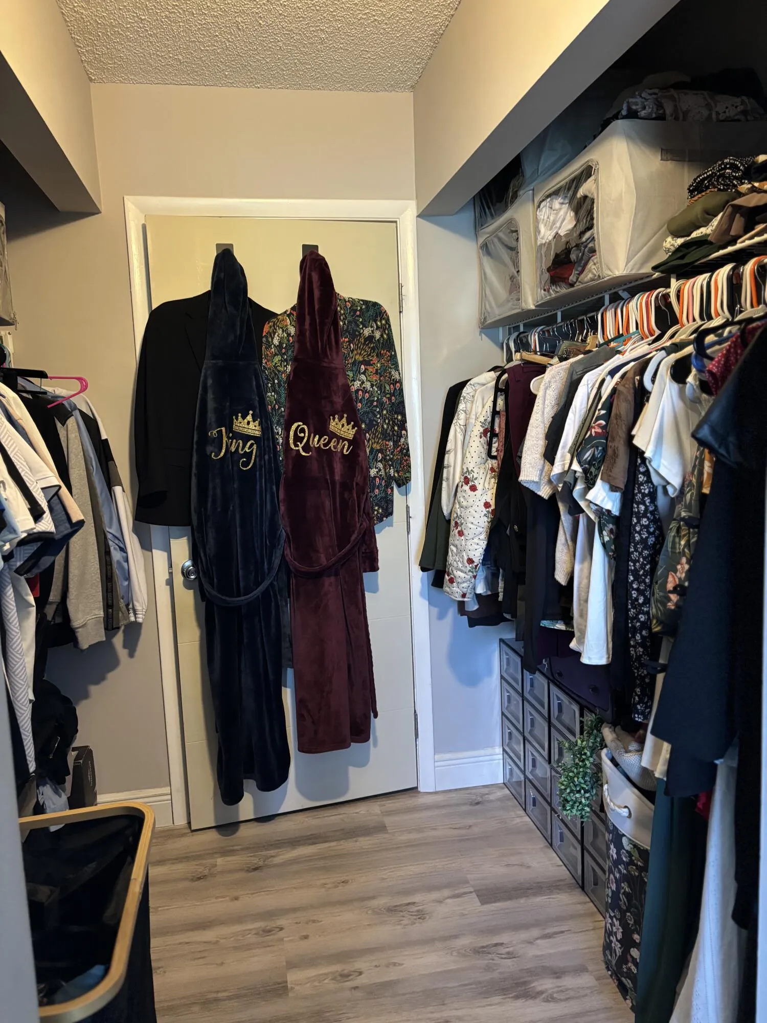 Large walk in closet