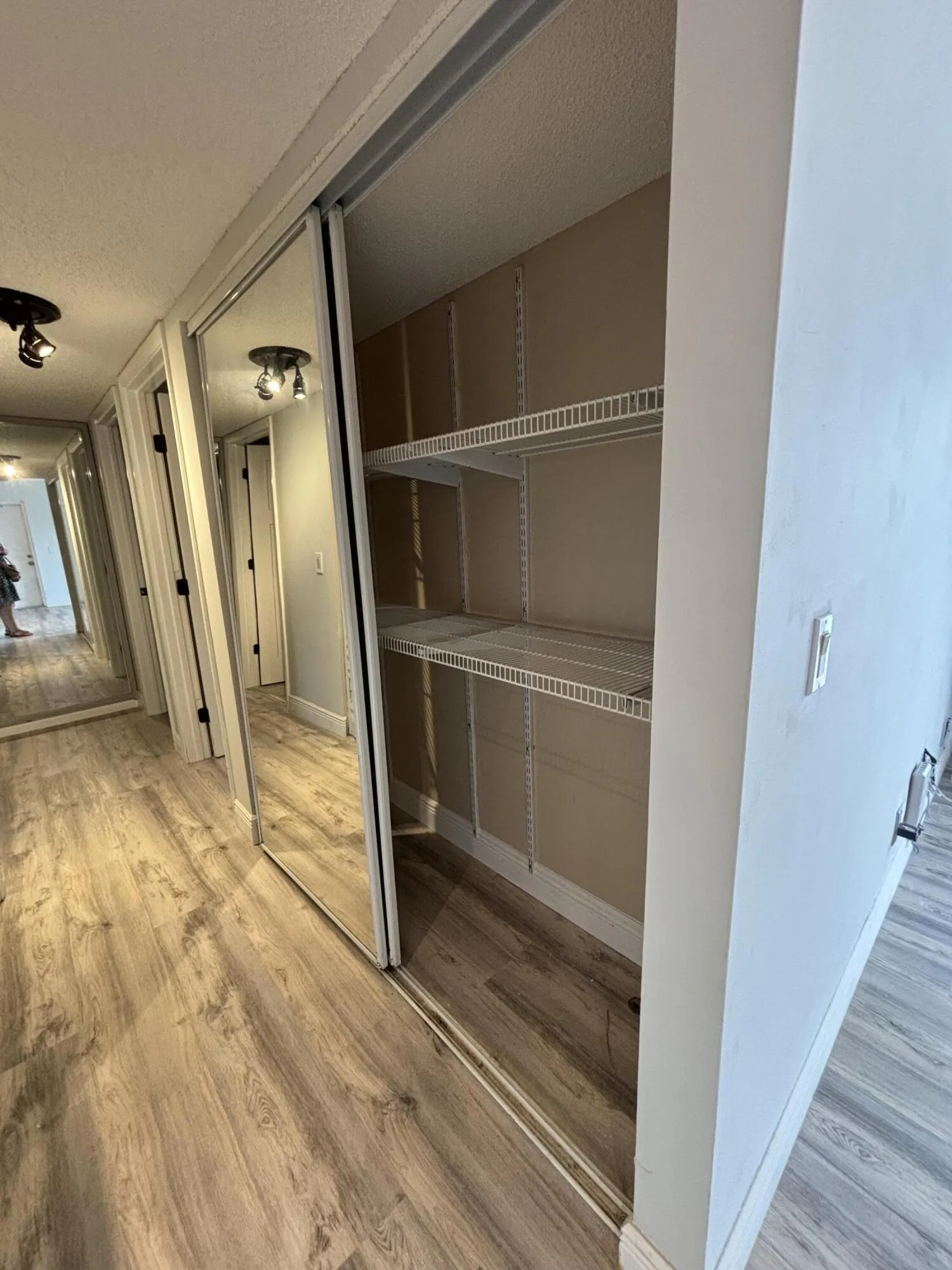 Large hallway closet