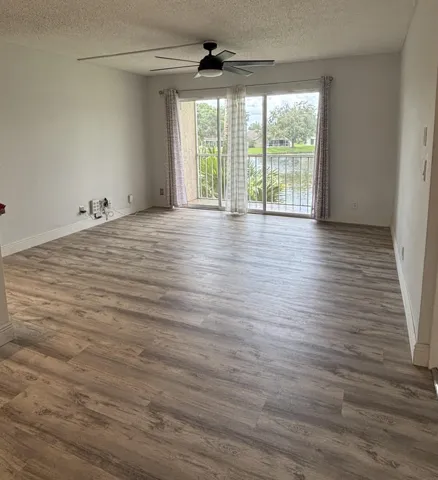Large living area with sliders
