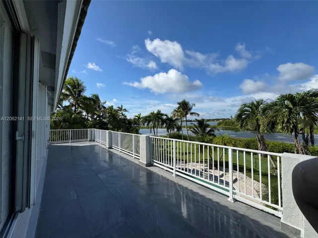 view from the balcony