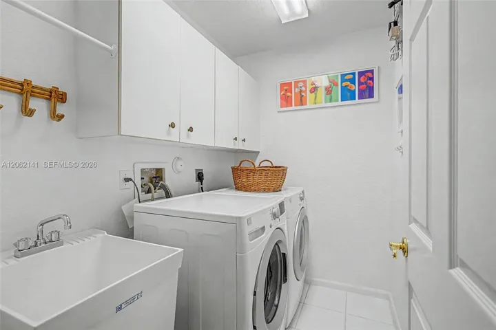 upstairs laundry