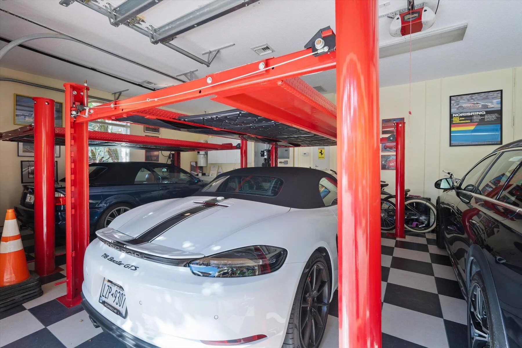 2 separate car lifts