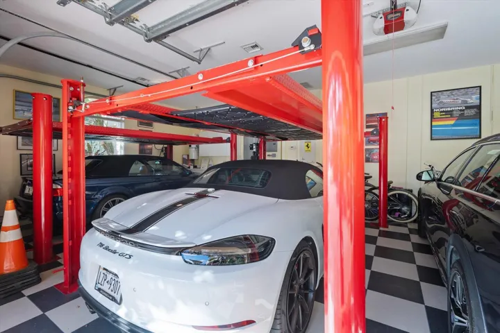 2 separate car lifts