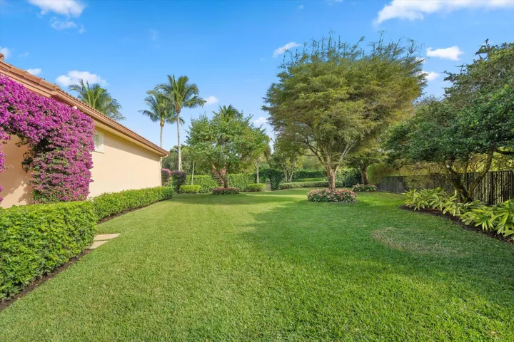 Large side yard with room for additional building.