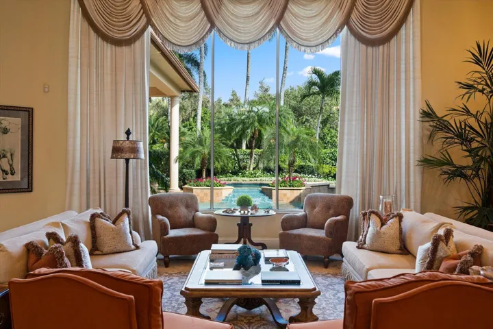 Formal Living Room overlooking pool