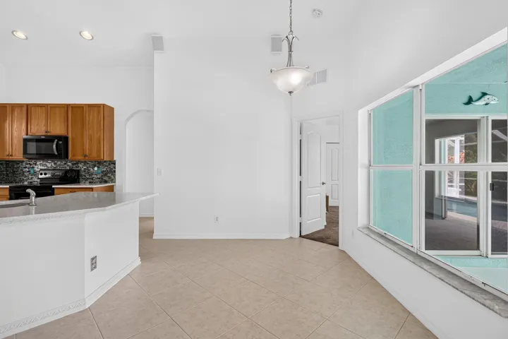Living Room and Kitchen Area