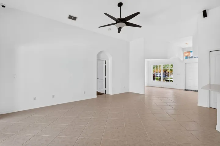 Living Room and Kitchen Area