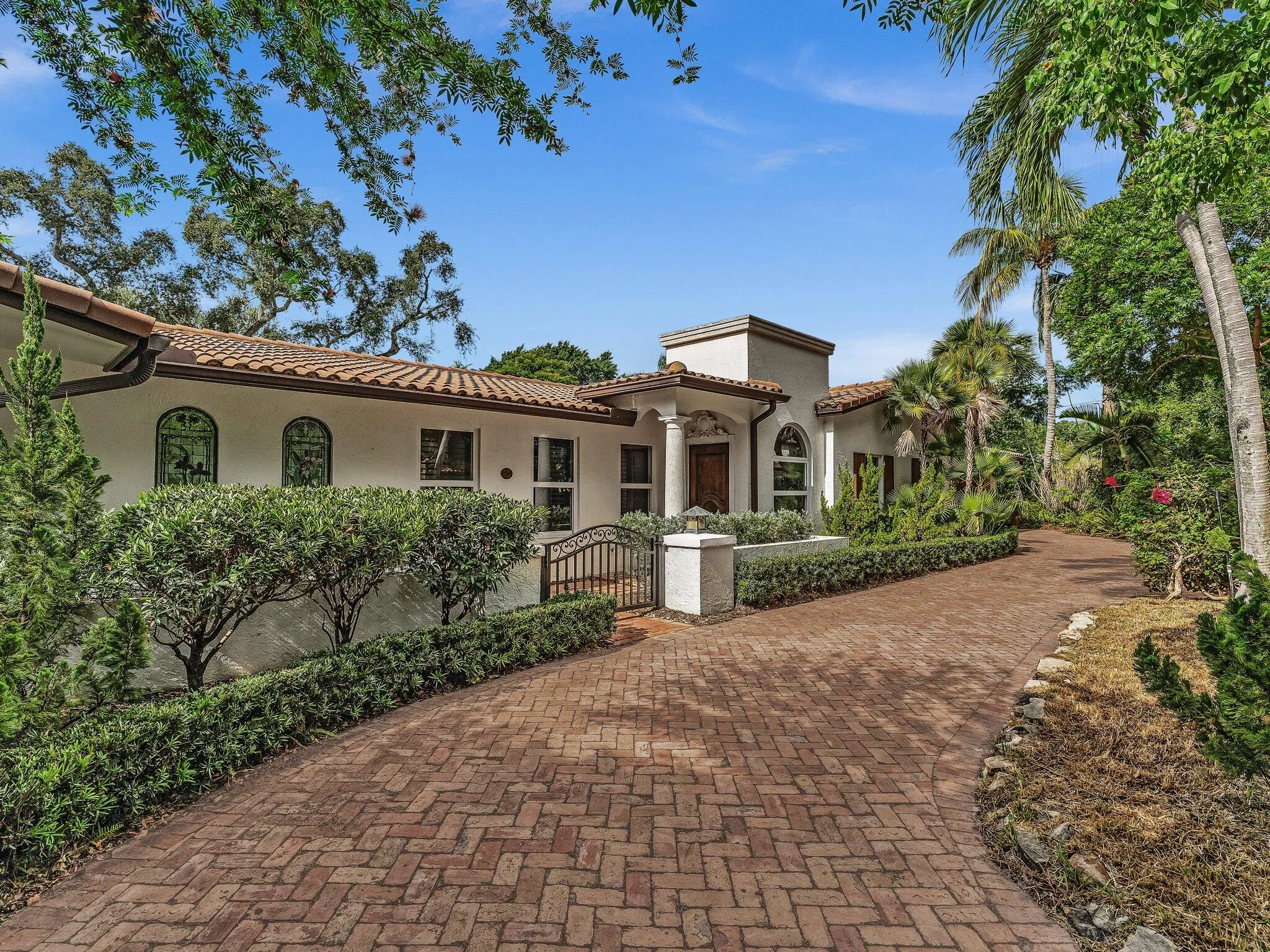 Brick Paved Driveway