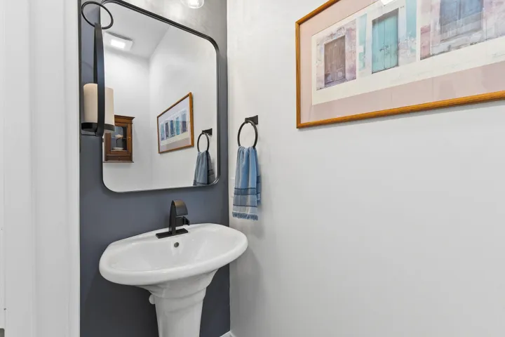 Half bath with toilet