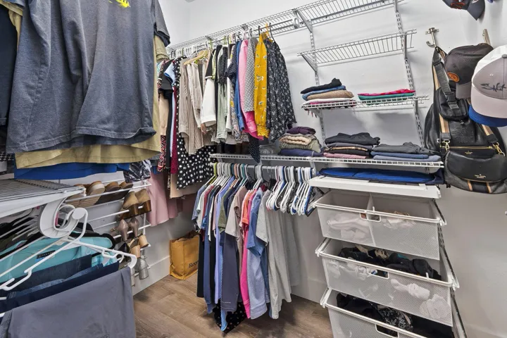 Primary closet