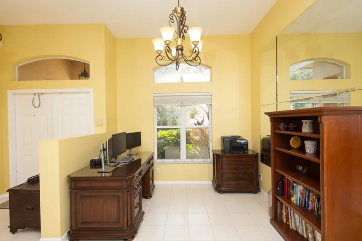 Versatile flex space perfect for a formal living room, dining room, home office, reading area, or game room.