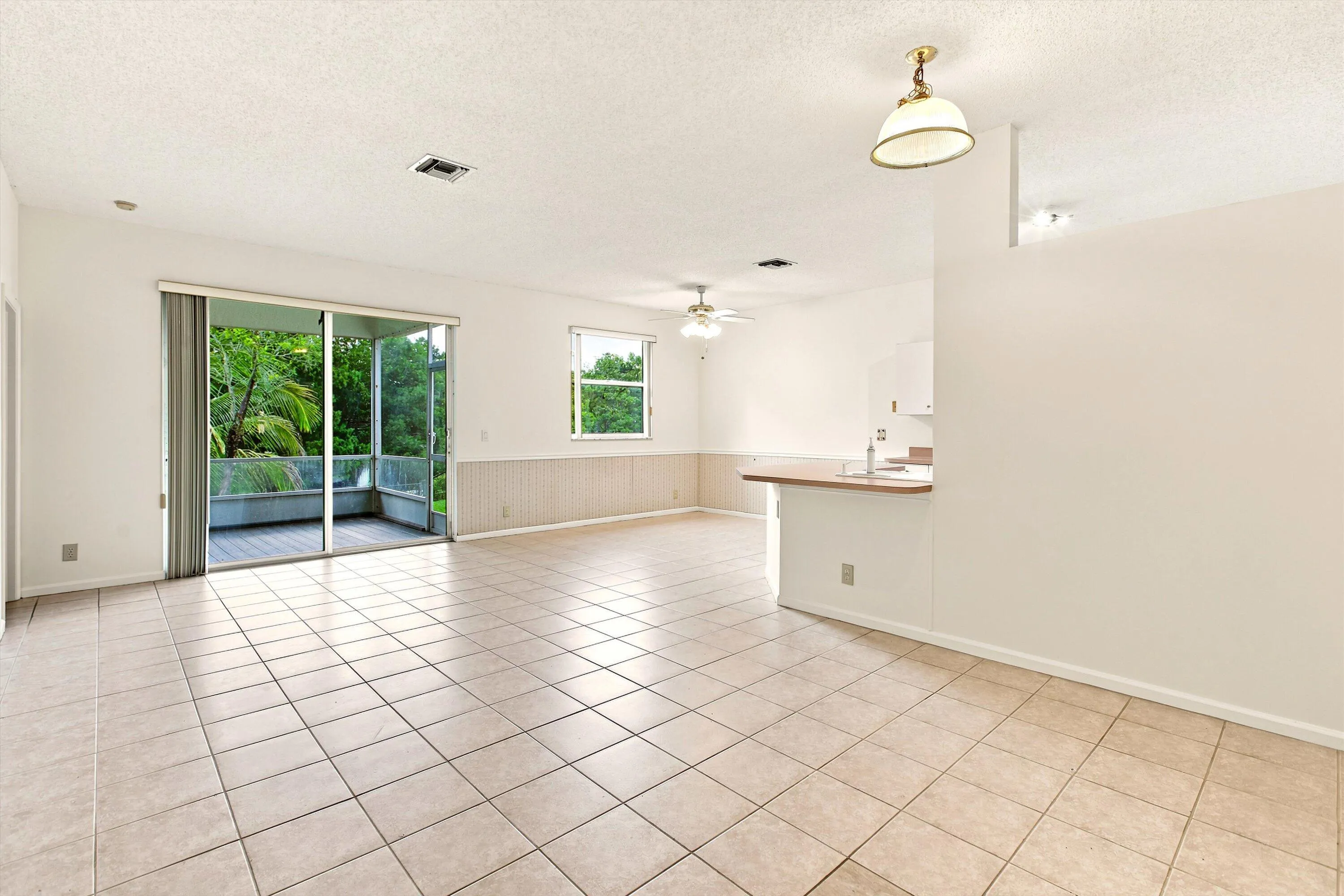 Wide open living space