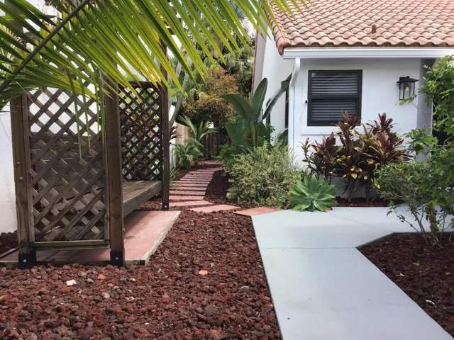 LUSHLY LANDSCAPED ENTRY