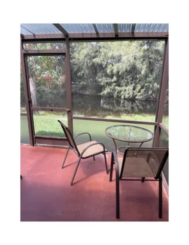 rear patio