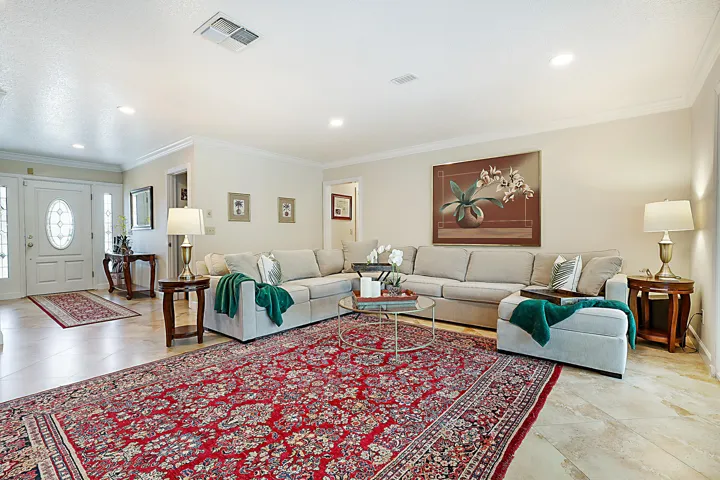 Living Room opens to large patio