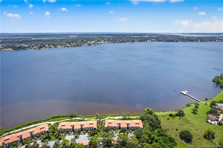 Aerial View on St. Lucie River