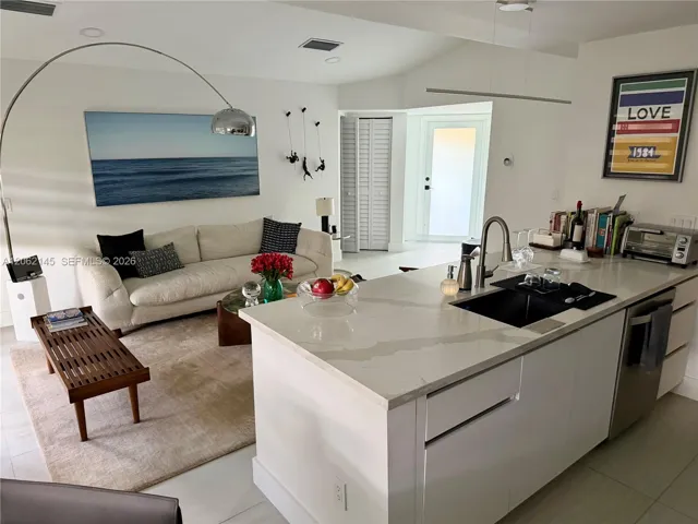 Open Kitchen Concept Open to Living & Dining Area