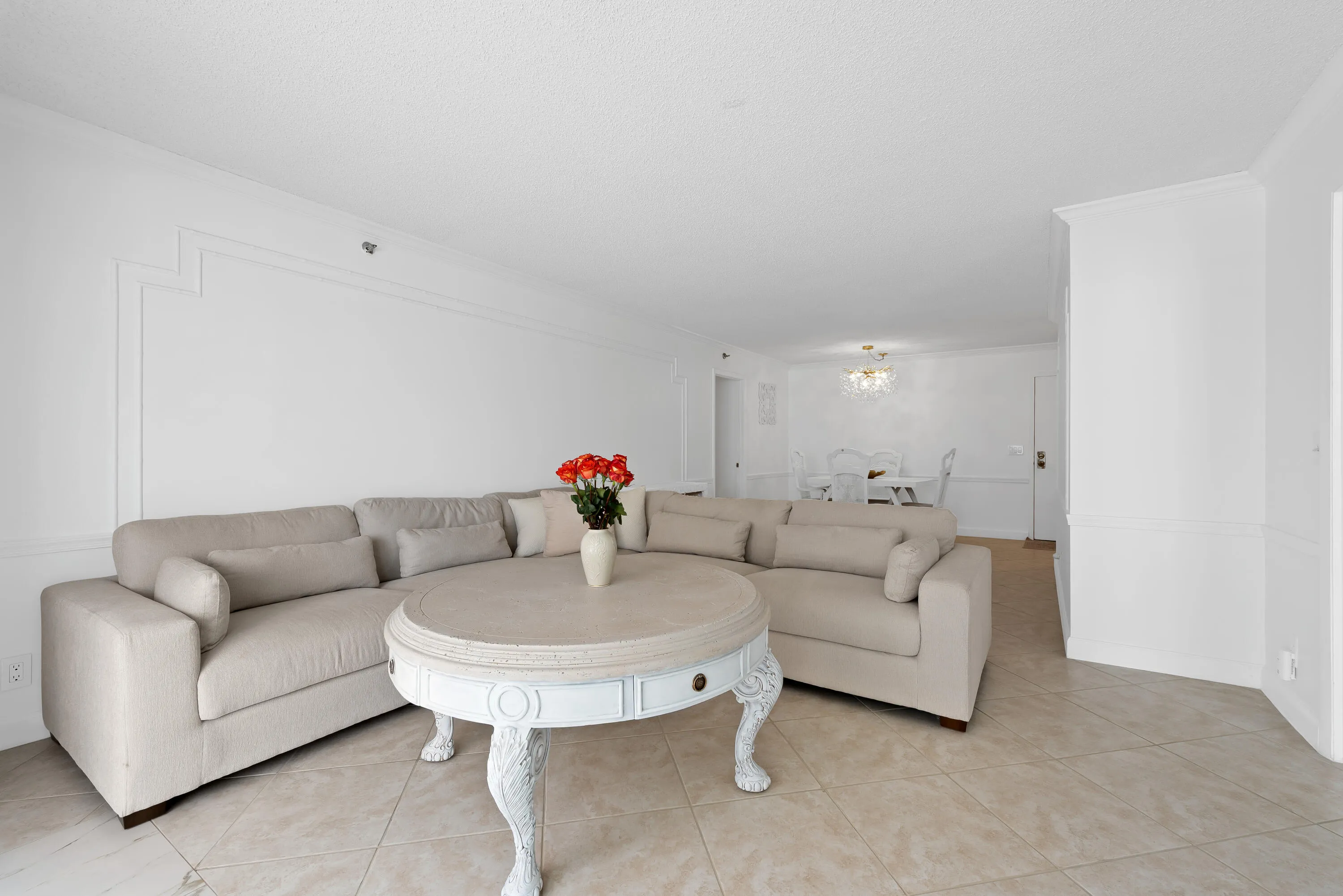 Large, open living area