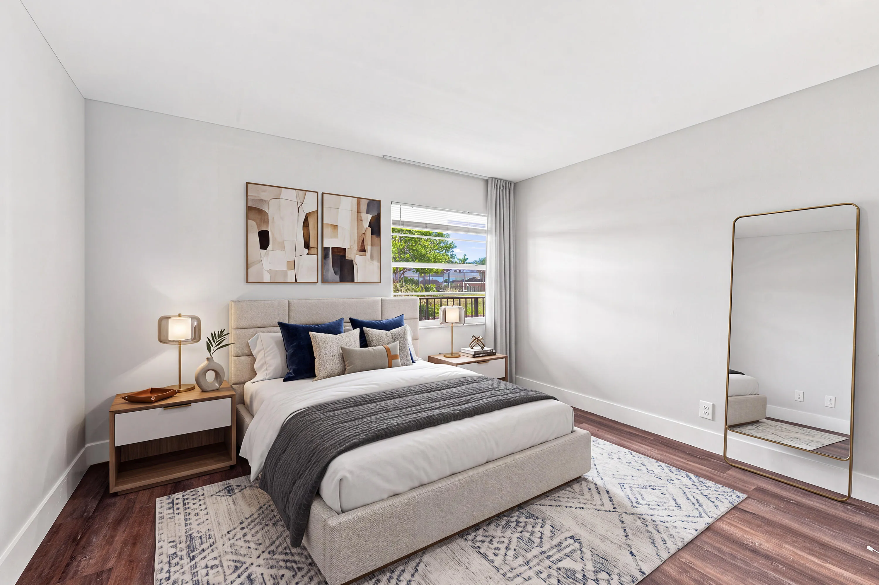 Guest Bedroom (Staged) w/Water View