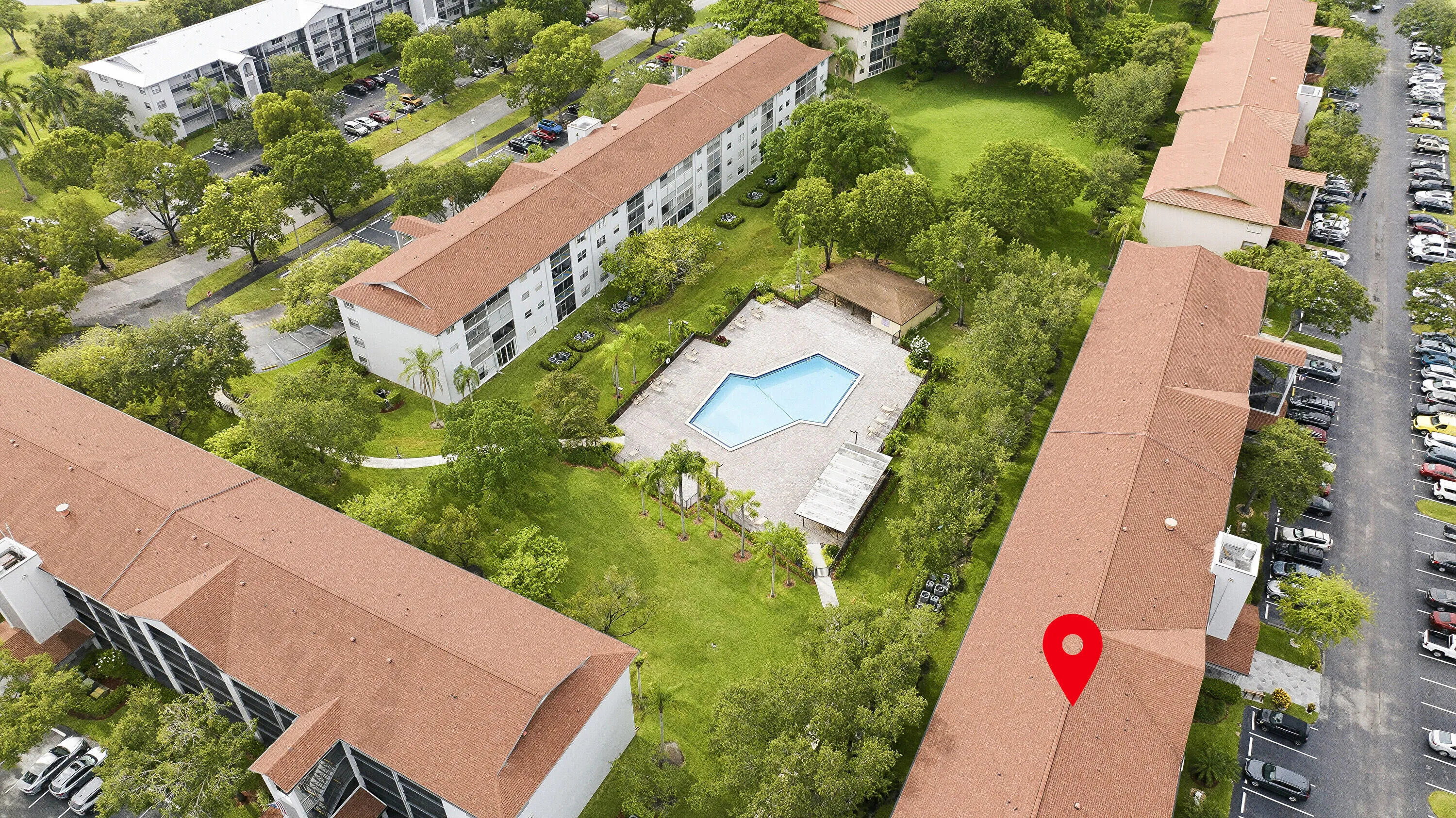 Aerial View of Building