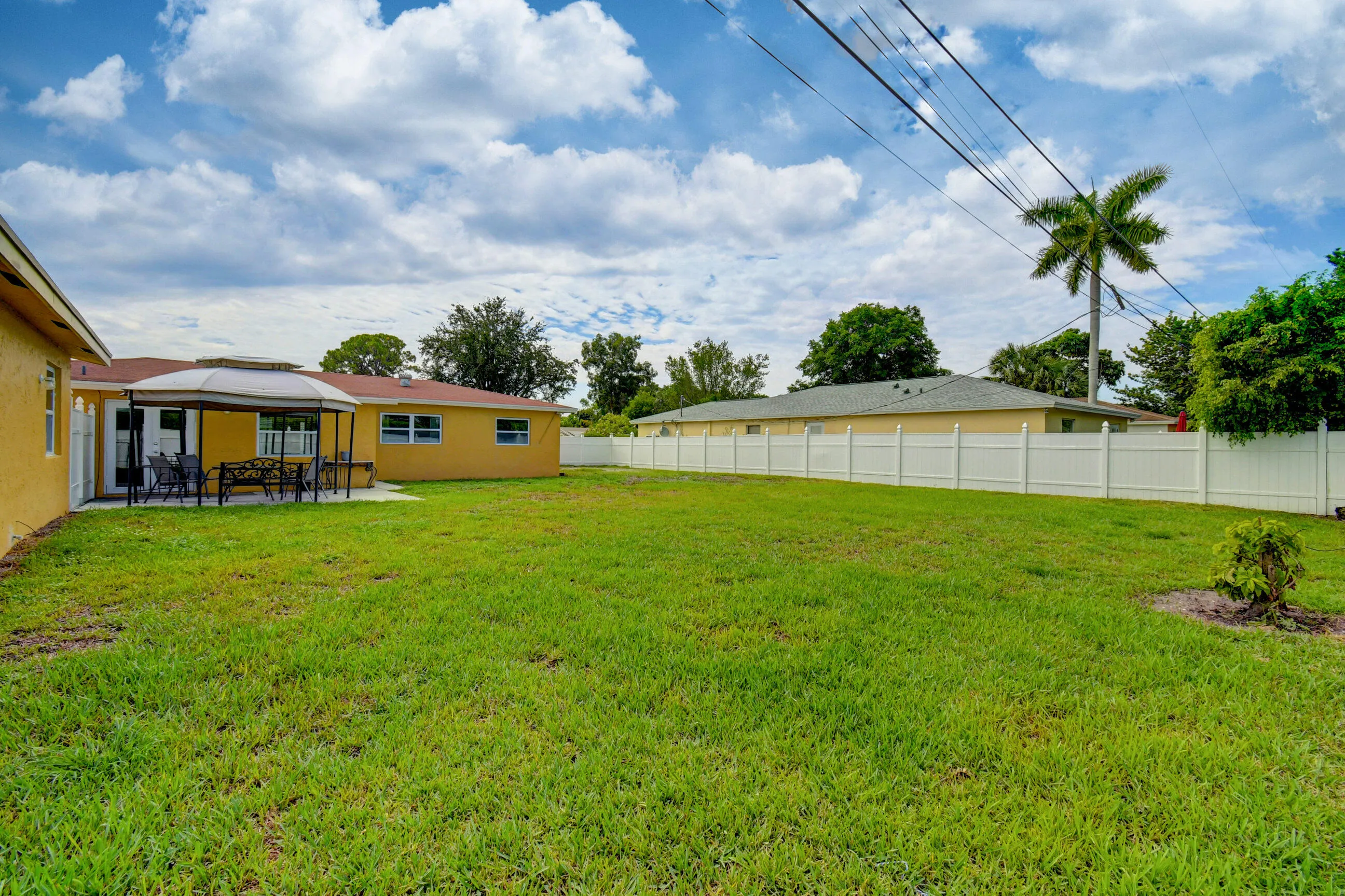 Fenced Backyard