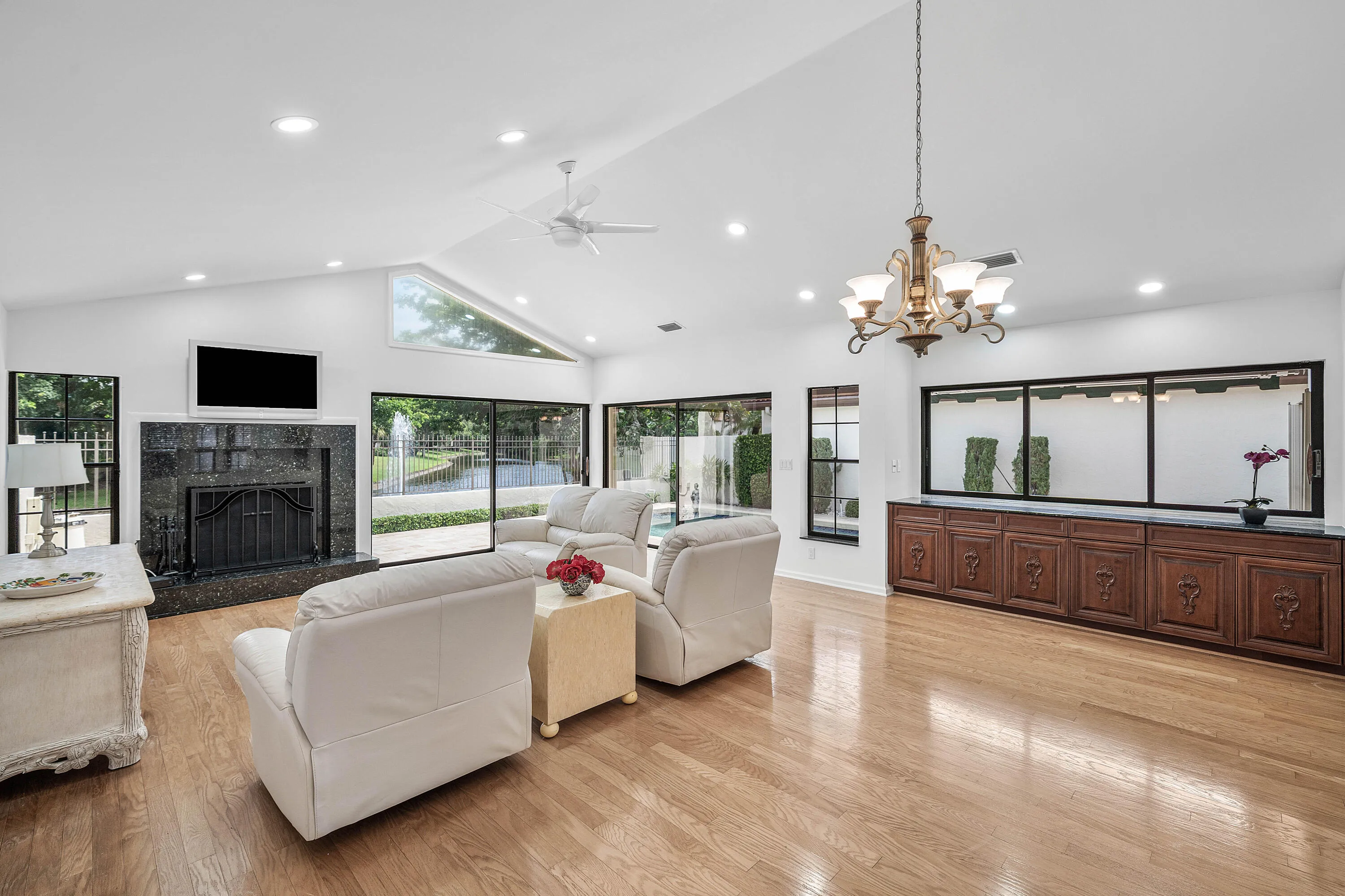 FORMAL LIVING ROOM WITH BAR
