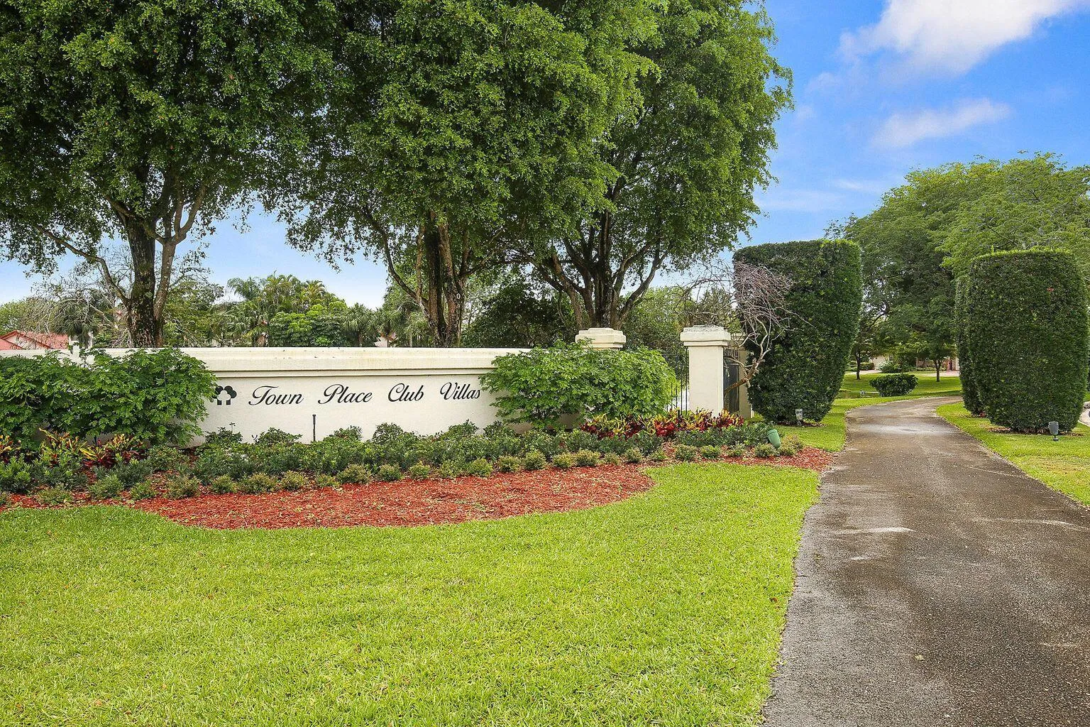 LUSHLY LANDSCAPED GROUNDS