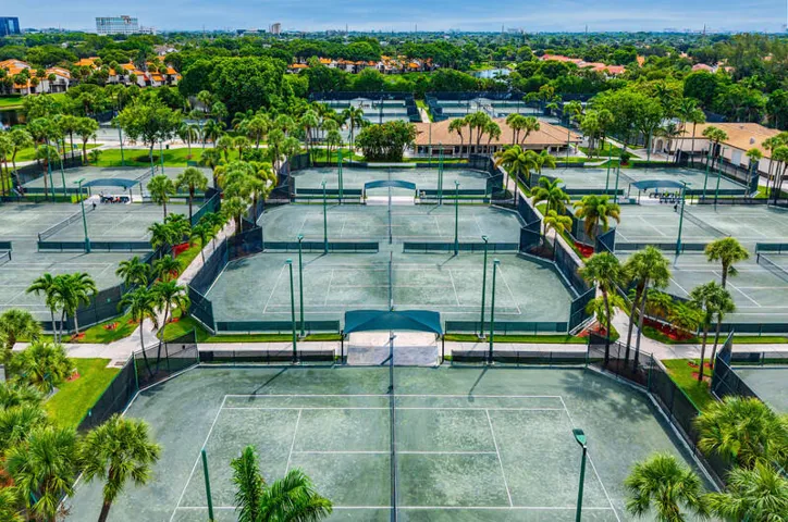 SWIM & RACQUET CENTER TENNIS COURTS